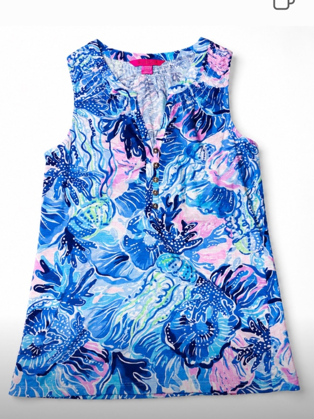 Lilly Pulitzer cotton tank top